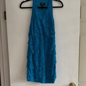 Blue Sleeveless Dress